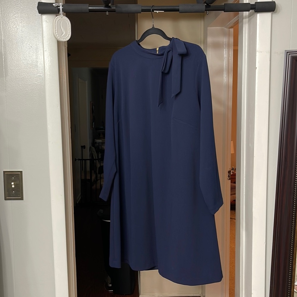 Calvin Klein bow neck dress